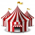 thumbnail image 2 of Circus Tent Wall Mural Decal by Wallmonkeys Vinyl Peel and Stick Graphic (36 in W x 35 in H), 2 of 4