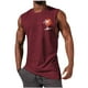 thumbnail image 5 of Hombres Sudadera Casual Cuello Redondo Tanque Deportivo sin Mangas, 5 of 5