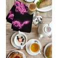 thumbnail image 4 of Dragon Flames Kitchen Dish Towels for Drying Dishes Set of 3, Purple Dragons Abstract Modern Art Waffle Weave Microfiber Hand Tea Bathroom Towels Quick Dry & Absorbent Towel 15.7x23.6, 4 of 7