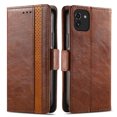 thumbnail image 3 of Case for Samsung Galaxy A03S Cover Leather Wallet Folio Case Book Design Flip Magnetic Closure - Brown, 3 of 5