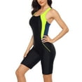 thumbnail image 4 of Sociala Women's Athletic Swimsuit Hollow-out Boyleg Sport Swimwear, 4 of 6