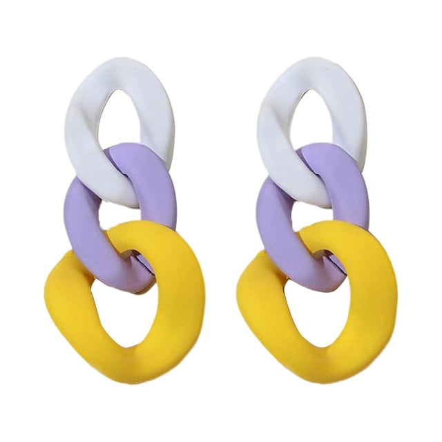 Sonducket 2 piezas pendiente de niña joyería de oreja de moda geometría círculo Irregular pendientes de gota colgantes vestido de fiesta Ropa, zapatos y accesorios Miscelánea tipo 6