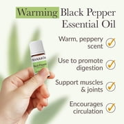 Pranarom - Black Pepper Essential Oil 5ml - Wellness Enthusiasts - Diffusing for Aromatherapy - For Circulation and Digestion - Certified Organic Quality - 100% Pure Natural Therapeutic Grade
