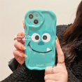 thumbnail image 1 of Carcasa Compatible Para Samsung A14 A13 A12 A53 A51 A52 A03 A04E A50 A30S A32 A34 A22 A23 A54 A24 A33 A30S Onda Verde Sonrisa Funda De Teléfono Suave Protección Trasera, 1 of 3
