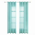 thumbnail image 1 of Coofit Sheer Curtain Solid Color All-match Translucent Window Gauze Window Panel, 1 of 10
