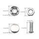 thumbnail image 4 of Auto Electric Car Motorbike Universal License Plate Holder Fixing Screws Stainless Steel Anti-theft Security Bolts Buckle Cap, 4 of 5