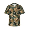 thumbnail image 2 of Xecao Camouflage Rabbit print Hawaiian shirt - a stylish short-sleeve button-down for men, perfect for casual beach and tropical outings., 2 of 9