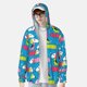 thumbnail image 2 of Balery Color Dachshund Dog Sudadera ligera de manga larga con capucha y protección solar UPF 50+ para hombre y mujer, ideal para pesca y running-Medium, 2 of 7