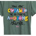 thumbnail image 3 of Barbie - You Are Capable Of So Many Amazing Things Barbie - Women'S Short Sleeve Graphic T-Shirt, 3 of 5