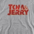 thumbnail image 2 of Tom and Jerry Movie Movie Logo Unisex Adult Pull-Over Hoodie,Athletic Heather, Medium, 2 of 5