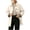 Beige, variant on TGSLY Women's Button Down Trench Coat Casual Collared Long Sleeve Jacket with Plaid Lining Loose Solid Color Mid‑Length Outerwear with Pockets L