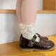 thumbnail image 2 of Toddler Ruffle Baby Girls Socks Cute Princess Knit Cotton Lace Top Frilly Infant White Dress Socks 0-12M, 2 of 2