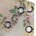 thumbnail image 4 of Ambesonne Vintage Floral Grommet Curtain, Blossoming Romance, 50"x84", Peach Pale Pink, 4 of 5
