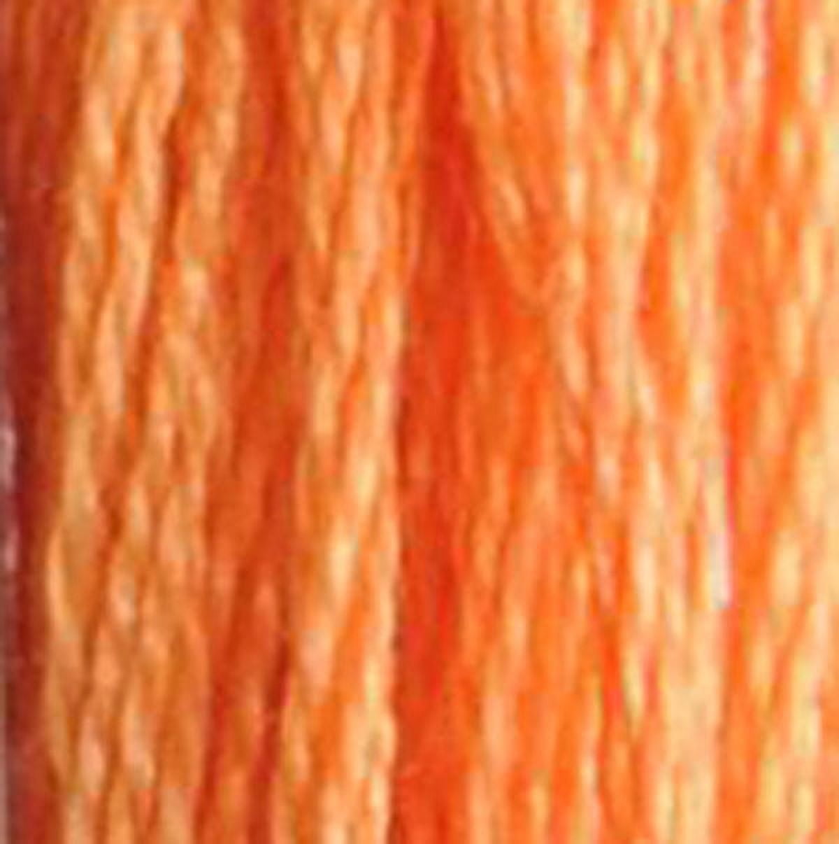 DMC Mouline 117-722 Six-Strand Embroidery Thread, Light Orange Spice, 8.7 Yards