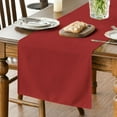 thumbnail image 1 of Mode Light Brown Table Runner, Seasonal Fall Washable Kitchen Dining Table Decoration for Home Party Decor 13x72 Inch, 1 of 15