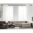 thumbnail image 3 of KAMANINA Curtain Rod Netted Texture End 32-144", Black-New, 3 of 8