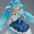 thumbnail image 3 of Hatsune Miku Virtual Singer 10Th Anniversary Snow Hatsune Miku Model Comic Character Model Toy Desktop Ornament 5.91 inch, 3 of 4