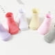 thumbnail image 3 of Sonducket 6 piezas de medias para niños, calcetines tobilleros transpirables antideslizantes con buena elasticidad, estilo Simple, buena artesanía, ropa Medias Chica de puro color 8-10, 3 of 6