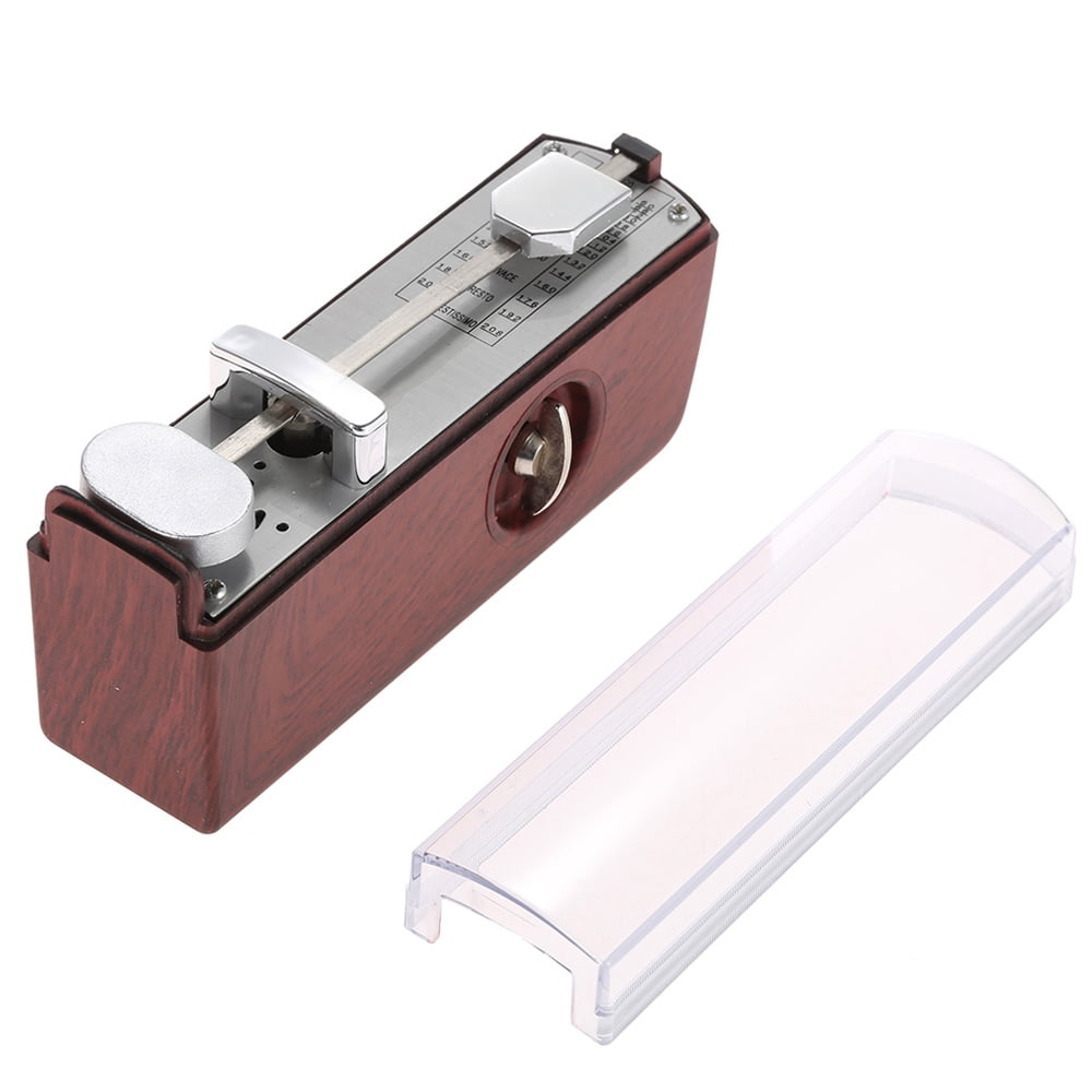Portable Mechanical Metronome, Universal Instrument for Piano Guitar Violin Ukulele Chinese Zither, 11cm Height