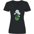 thumbnail image 3 of Inktastic Daisy Flower Women's V-Neck T-Shirt, 3 of 5