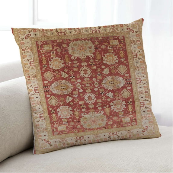 Ahgly Company Indoor Square Mid-Century Modern Throw Pillow, 18 inch by 18 inch