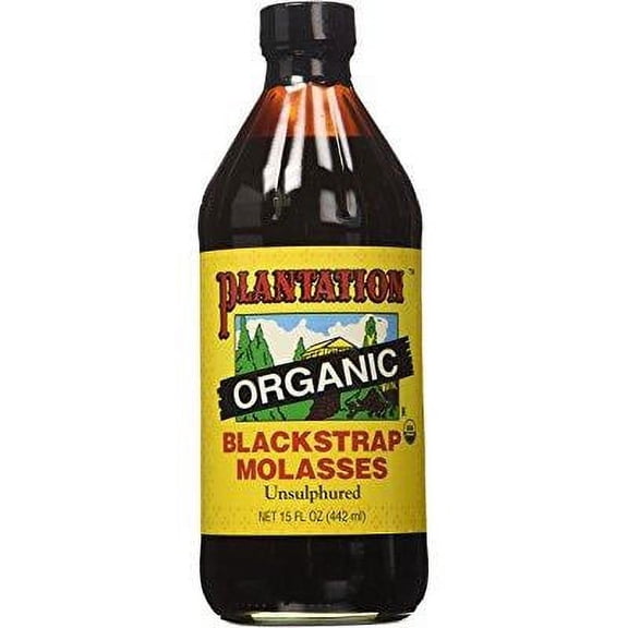 Plantation Blackstrap Molasses Syrup Unsulphured 15 Fl oz.