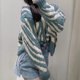 thumbnail image 3 of Suéter de manga larga con cuello redondo para mujer, Jersey Harajuku con rayas de cebra, Jacquard, estampado Animal, Top holgado de gran tamaño, otoño, 3 of 5