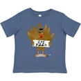 thumbnail image 3 of Inktastic Turkey Holding a Sign Says Eat Pizza Boys or Girls Toddler T-Shirt, 3 of 5