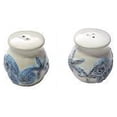 thumbnail image 2 of Ceramic Seashell Shell Design Salt & Pepper Set Small At Just 2 Inches Tall, 2 of 2
