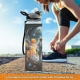 thumbnail image 6 of Astronaut Space 32oz Water Bottles with Straw Tritan Leakproof Sports Bottle BPA Free Clear for Fitness Gym Swimming Cycling, 6 of 7