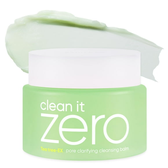 Banila Co Clean It Zero Pore Clarifying Cleansing Balm | Korean Makeup Remover Cleansing Oil Facial Cleanser For Oily And Prone Skin | Vegan | Made With Aha-Pha & Tea Tree (100Ml / 3.38 Fl. Oz)
