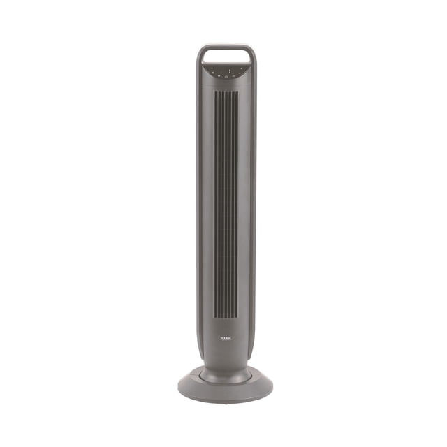Seville Classics Gray Tower Fan With Touch Control