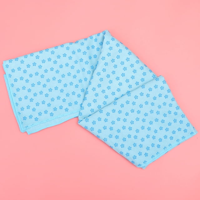 GOOHOCHY 1Pack Exercise Mat For Workout Anti Slip PVC And Nylon For Yoga Pilates Fitness