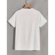 thumbnail image 2 of 1 pieza, camiseta 100 % algodón, elegante camiseta para hombre, con estampado gráfico de la letra "Blessed" en forma de cruz, camisetas de manga corta de verano a la moda para chicos grandes y altos., 2 of 6