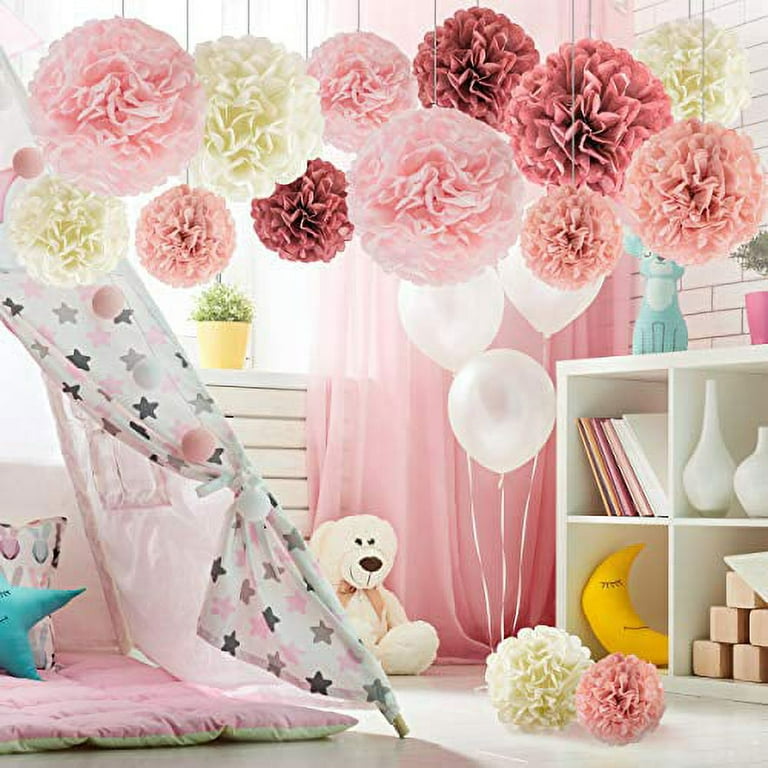 Pink & Yellow Pom Pom Garland – Clothe Boutique