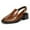 Brown, variant on YDN Women Chic Square Close Toe Slip On Slingback Pumps Chunky Low Heels Loafers Business Dating Dress Shoes Size 7 Brown