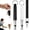 black+white, variant on 2 Pack Adjustable Frequency Ultrasonic Dog Training Whistle with Lanyard, Stainless Steel Pet Recall Training Aid for Most Dog Breeds, Indoor & Outdoor Behavior Training Tool