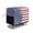 Patriotic Usa Flag, variant on Zhangruoheng Quilted Sewing Machine Cover with Pockets Dust & Stain Resistant to Keep Clean & Safe