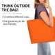 thumbnail image 2 of Disketp Orange Scales Bolsa Tote Estampada para Mujer, Bolso de Hombro y de Mano para Compras y Viajes, 2 of 8