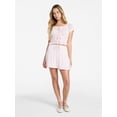 thumbnail image 2 of No Boundaries Peplum Mini Skirt, Women’s XXS-XXL, 2 of 5
