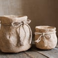 thumbnail image 2 of Ribbon Bag Style Concrete Garden Pot, 2 of 12