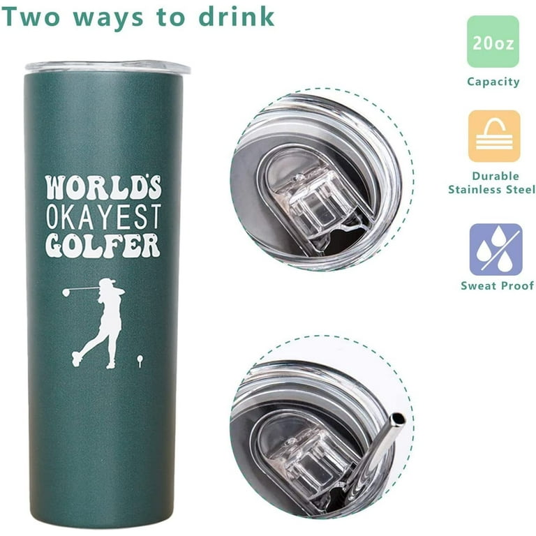 Golf Gifts For Men Unique Golf Water Bottle Mug Tumbler Coffee