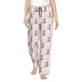 thumbnail image 2 of Lsque Heart Cat Print Women's Pajama Pants, Lounge Pant - Comfortable Home Wear,Elastic Waistband, Stylish Design-Medium, 2 of 9