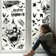 thumbnail image 2 of 1pc Halloween Skeleton Window Sticker Skull Head Bat Static Glass Window Stickers Happy Halloween Party Ghost Festival Door Wall Decor Home Decor, Room Decor, 2 of 5