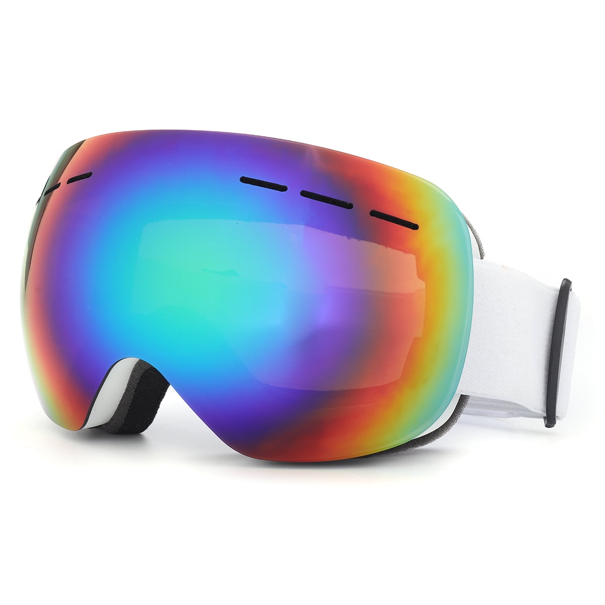 UV Protection Anti Fog Ski Goggles,Double Layer Large Spherical Snow