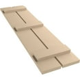 thumbnail image 6 of Ekena Millwork 11 1/2"W x 62"H Rustic Two Board Spaced Board-n-Batten Smooth Faux Wood Shutters (Per Pair), Primed Tan, 6 of 11
