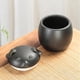 thumbnail image 5 of Recipiente de té con perro con tapa sellada Tarro de almacenamiento de alimentos multiuso Especias Café Azúcar de té Recipientes Negro Macarena botes de cocina, 5 of 8