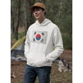 thumbnail image 2 of South Korea Flag Design Hoodie Men -Image by Shutterstock, Male XX-Large, 2 of 4