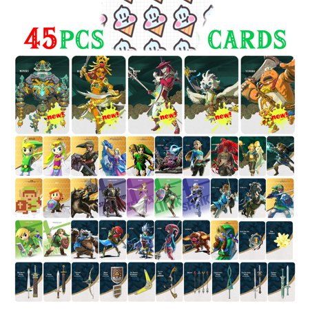 45 Pcs Third-Party Mini Cards Compatible with TOTK and BOTW