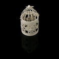 thumbnail image 2 of VogueV Vintage Birdcage Candle Lantern, White Iron Hanging Cage for Tea Lights, Rustic Wedding & Patio Décor, Freestanding Or Hanging Use, 1Pc Birdcage Shaped Iron Wind Lamp Candle Holder, 2 of 9